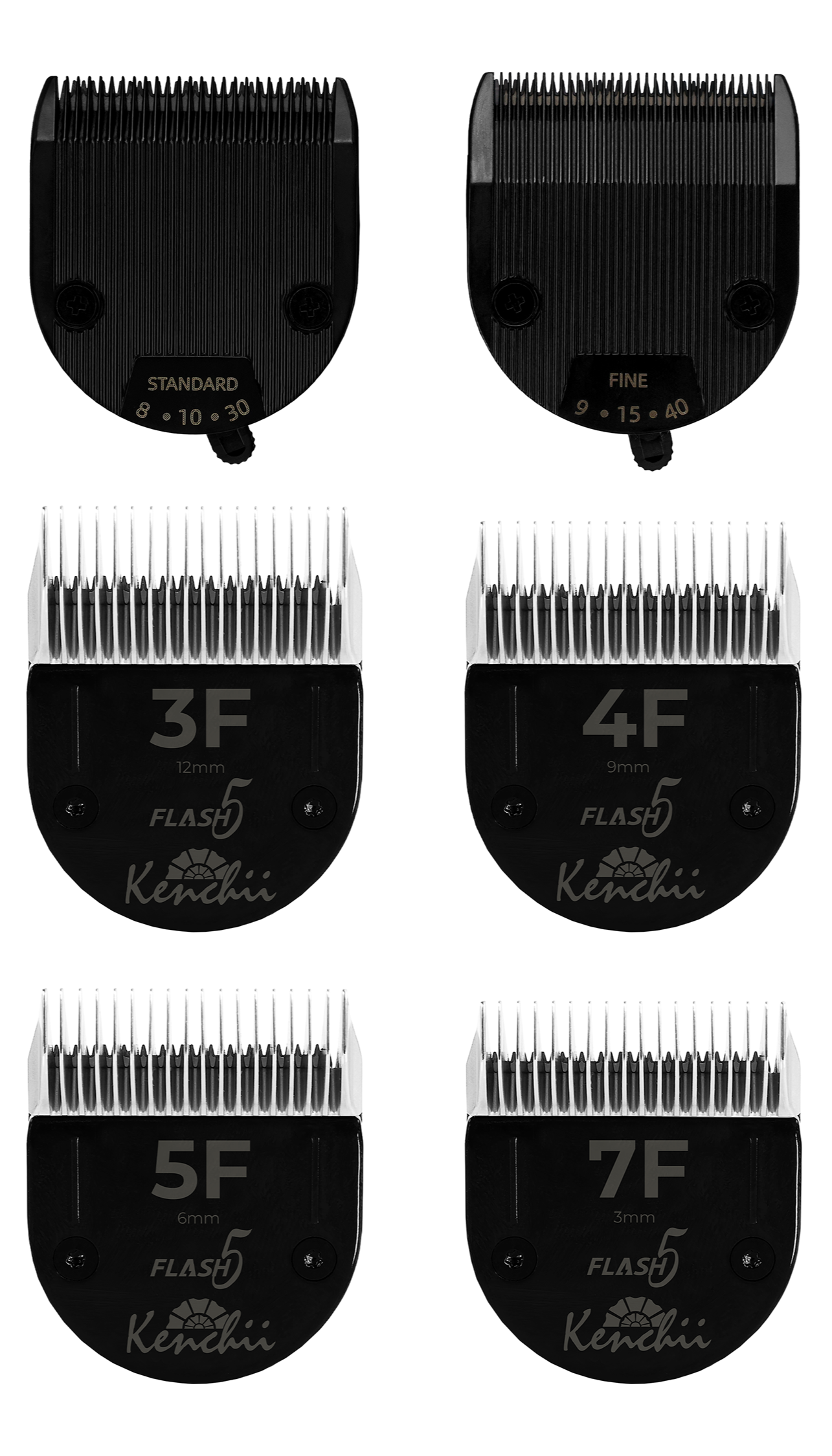 Kenchii Flash5™ Clipper & Blades Bundle